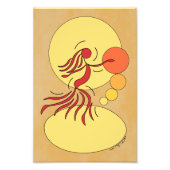 Abstrakter Tänzer Fotodruck (Vorne)