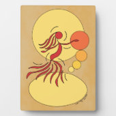 Abstrakter Tänzer Fotoplatte (Vorderseite)