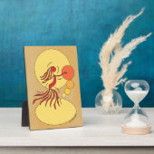 Abstrakter Tänzer Fotoplatte (Seite)