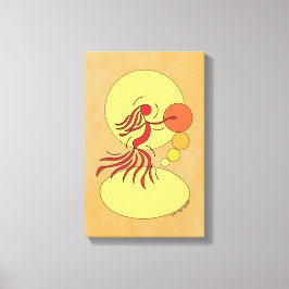 Abstrakter Tänzer Leinwanddruck