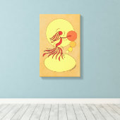 Abstrakter Tänzer Leinwanddruck (Insitu (Holzboden))