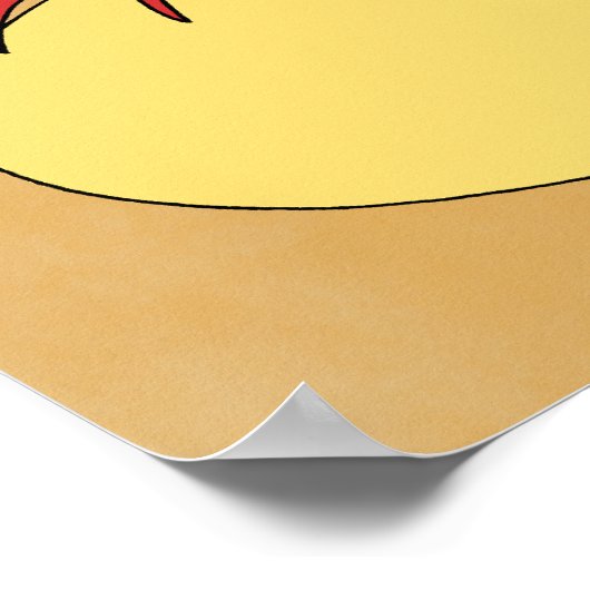 Abstrakter Tänzer Poster (Ecke)