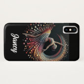 Abstrakter Tänzerfall Case-Mate iPhone Hülle (Rückseite (Horizontal))