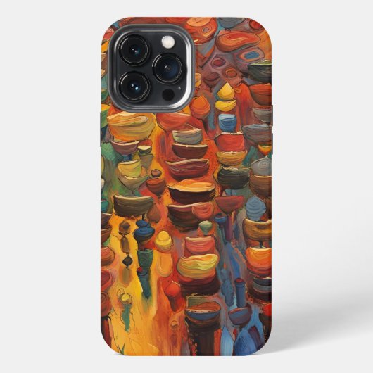 Abstrakter TelefonCase iPhone Hülle (Rückseite)