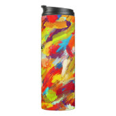 Abstrakter Thermosbecher (Nach rechts gedreht)