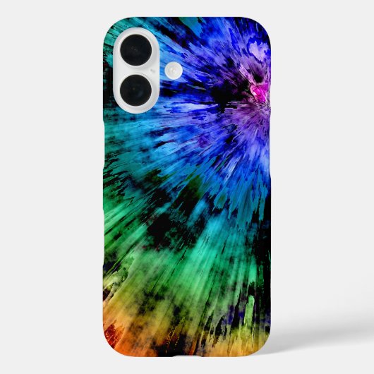 Abstrakter Tie Dye Case-Mate iPhone Hülle (Rückseite)