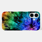 Abstrakter Tie Dye Case-Mate iPhone Hülle (Rückseite (Horizontal))