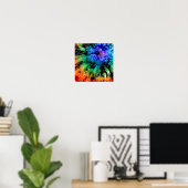 Abstrakter Tie Dye Poster (Heimbüro)