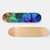 Abstrakter Tie Dye Skateboard (Horizontal)