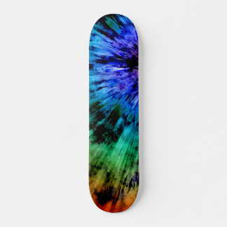 Abstrakter Tie Dye Skateboard