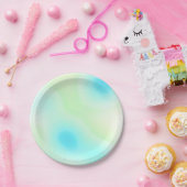 Abstrakter Tie-Dye-Stil Pappteller (Party)