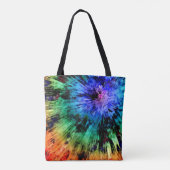 Abstrakter Tie Dye Tasche (Rückseite)