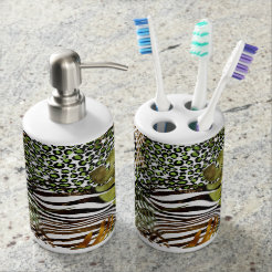 Zebra Badezimmer-Set | Zazzle.de