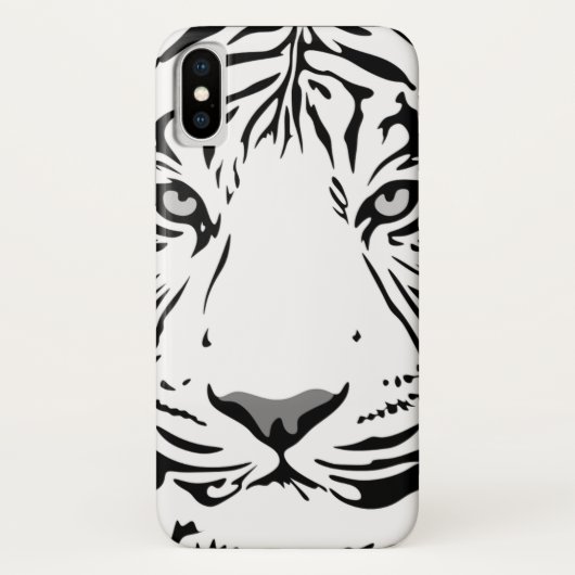 Abstrakter Tiger-Hals Case-Mate iPhone Hülle (Rückseite)