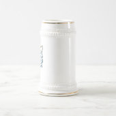 Abstrakter Tigerdruck Bierglas (Mittel)