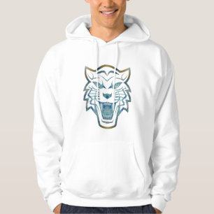 Abstrakter Tigerdruck Hoodie