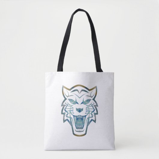 Abstrakter Tigerdruck Tasche (Vorderseite)