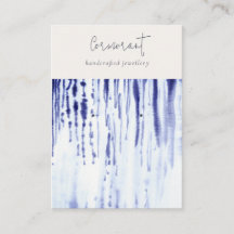 Abstrakter Tintentiefenhalter mit blauen Linien