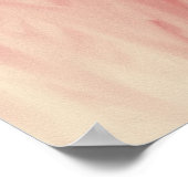 Abstrakter Traum Lila Rosa Grüne Creme Poster (Ecke)