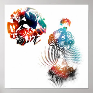 Abstrakter Traum Poster