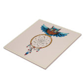 Abstrakter Traumfänger Fliese (Seite)