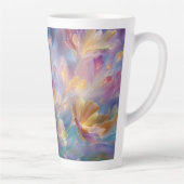 Abstrakter traumhafter Blumengarten Milchtasse (Rechts)