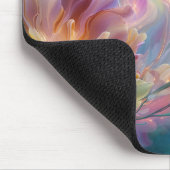 Abstrakter traumhafter Blumengarten Mousepad (Ecke)