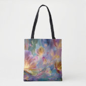 Abstrakter traumhafter Blumengarten Tasche (Vorderseite)