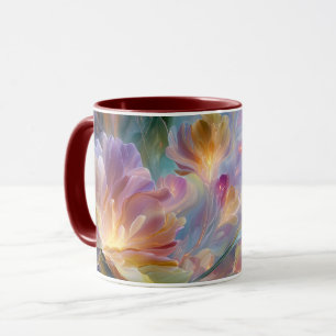 Abstrakter traumhafter Blumengarten Tasse