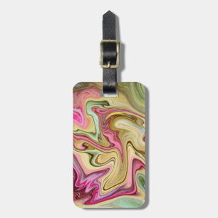 Abstrakter Tray von Süßigkeiten Gepäckanhänger