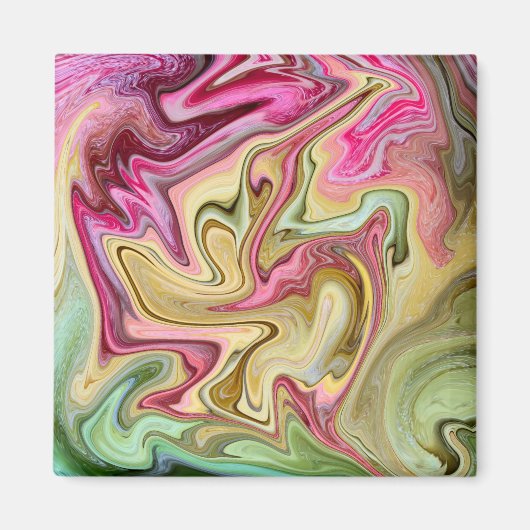 Abstrakter Tray von Süßigkeiten Magnet (Vorne)