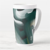 Abstrakter Trend der Latte Tasse Innendekoration G (Rechte Ecke)