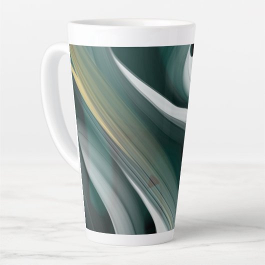 Abstrakter Trend der Latte Tasse Innendekoration G (Linke Ecke)