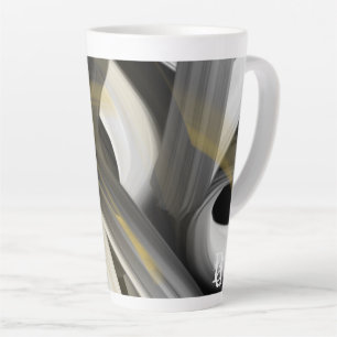 Abstrakter Trend der Latte Tasse Innendekoration S