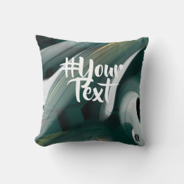 Abstrakter Trend Kissen Innendekoration Schwarz Gr