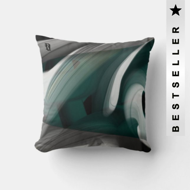 Abstrakter Trend Kissen Innendekoration Schwarz Gr (Von Creator hochgeladen)