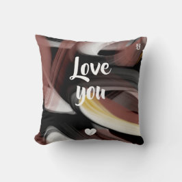 Abstrakter Trend Kissen Innendekoration Schwarzes