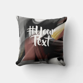 Abstrakter Trend Kissen Innendekoration Schwarzes