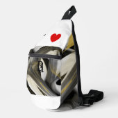 Abstrakter Trend  Sling Crossbody Bag (Rechte Ecke)