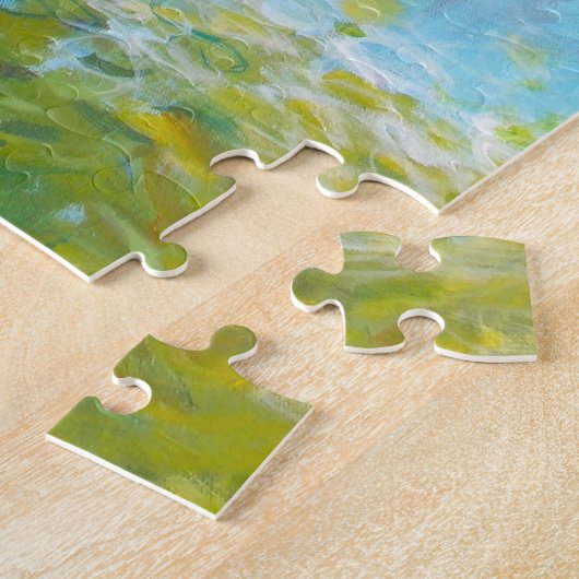 Abstrakter Triptychon Teil 1 Puzzle (Seite)