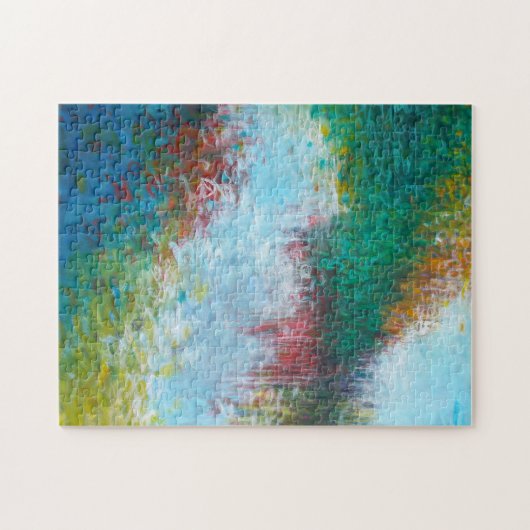 Abstrakter Triptychon Teil 1 Puzzle (Horizontal)