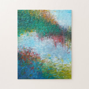 Abstrakter Triptychon Teil 1 Puzzle