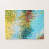 Abstrakter Triptychon Teil 2 Puzzle (Horizontal)