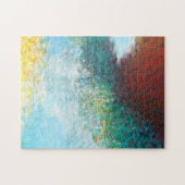 Abstrakter Triptychon Teil 3 Puzzle (Horizontal)
