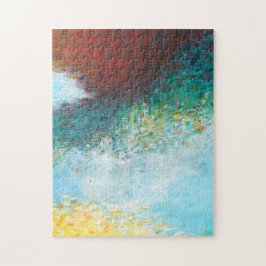 Abstrakter Triptychon Teil 3 Puzzle