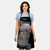 Abstrakter Tropenstil Personalisierte Schürze (Getragen)