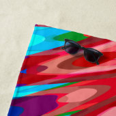 Abstrakter Tropenvogel Strandtuch (Beispiel)