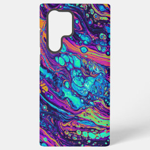 Abstrakter Tropf Regenbogen Samsung Hülle Samsung Galaxy Hülle
