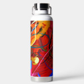 Abstrakter Tropfen Paint Trinkflasche (Rückseite)