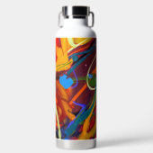 Abstrakter Tropfen Paint Trinkflasche (Vorderseite)